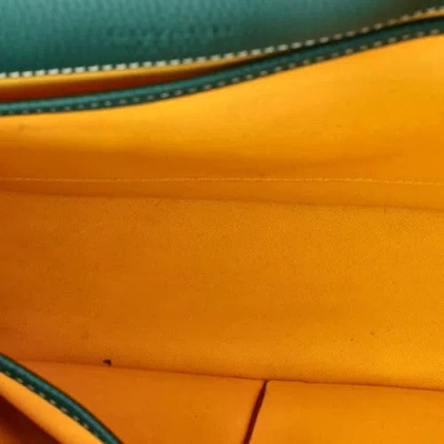 Pre-owned Goyard  Goyard Belvedere Ii Messenger Bag Coated Canvas Mm In Green