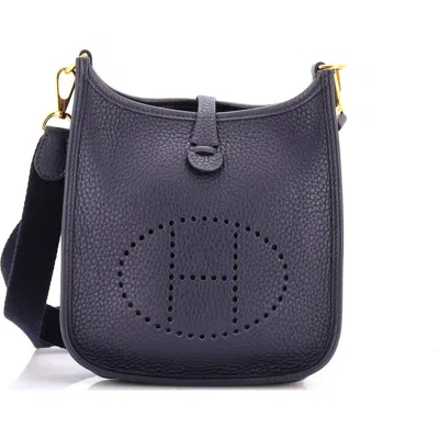 Pre-owned Hermes  Hermes Evelyne Bag Gen Iii Clemence Tpm In Black