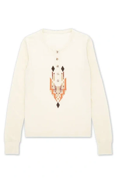 Fortela Coralie Seraph Multi-color Embroidered T-shirt In Multi