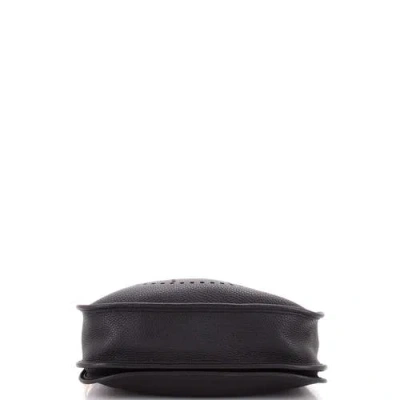 Pre-owned Hermes  Hermes Evelyne Bag Gen Iii Clemence Pm In Black