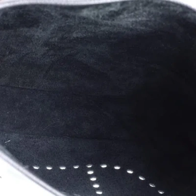 Pre-owned Hermes  Hermes Evelyne Bag Gen Iii Epsom Pm In Black