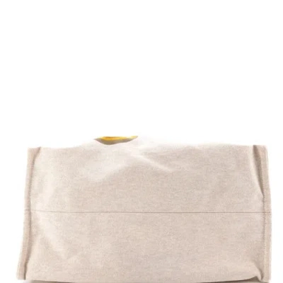 Pre-owned Hermes  Hermes La Plage Beach Tote Bag Printed Canvas In Multi