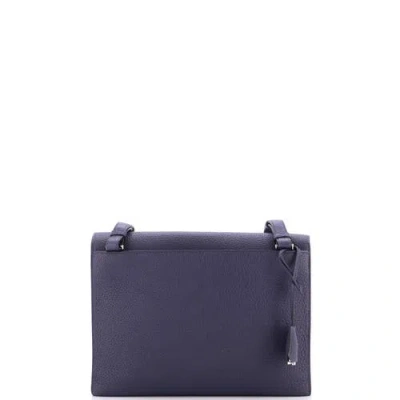 Pre-owned Hermes  Hermes Sac A Depeches Messenger Bag Togo 29 In Purple