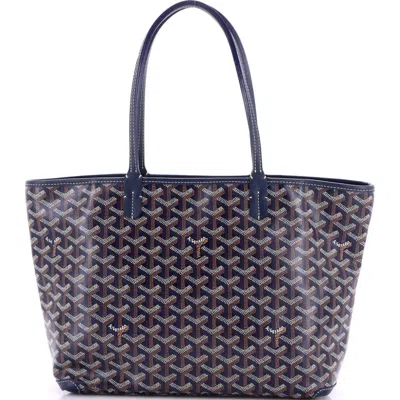 Pre-owned Goyard  Goyard Artois Tote Coated Canvas Pm In Multi