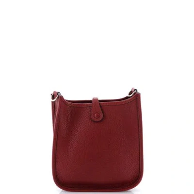 Pre-owned Hermes  Hermes Evelyne Bag Gen Iii Clemence Tpm In Brown