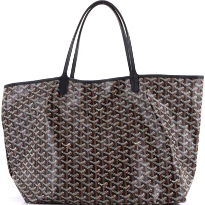 Pre-owned Goyard  Goyard Saint Louis Tote Coated Canvas Gm In Multi