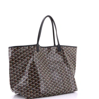 Pre-owned Goyard  Goyard Saint Louis Tote Coated Canvas Gm In Multi