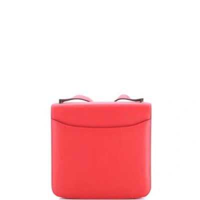 Pre-owned Hermes  Hermes 2002 Shoulder Bag Evercolor 20 In Red