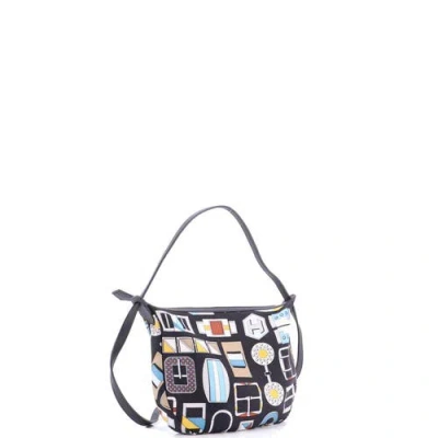 Pre-owned Hermes  Hermes Sursoie To Go Pouch Printed Silk And Leather In Multi