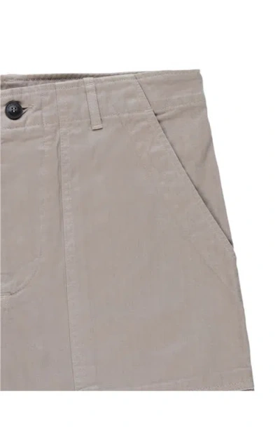 Fortela Jerryt Herringbone Cotton Fatigue Trousers In Gray