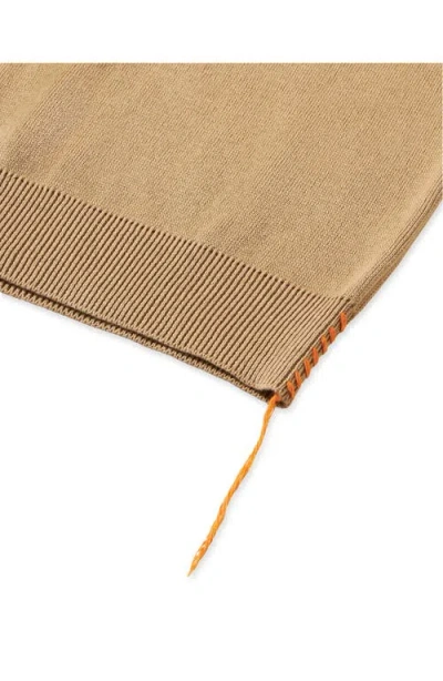 Fortela Laight 3/4 Zip Short Sleeve Polo In Brown