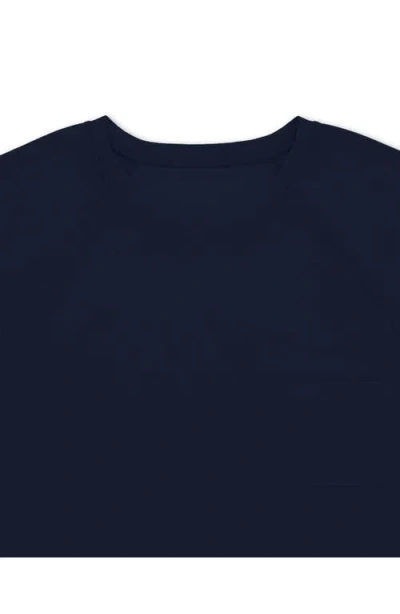 Fortela Vermont Jersey T-shirt With Chest Pocket In Blue