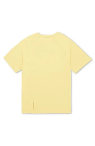 Fortela Vermont Jersey T-shirt With Chest Pocket In Yellow