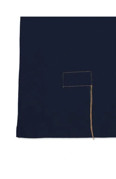 Fortela Vermont Jersey T-shirt With Chest Pocket In Blue