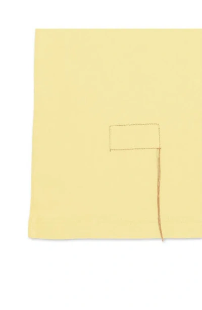 Fortela Vermont Jersey T-shirt With Chest Pocket In Yellow