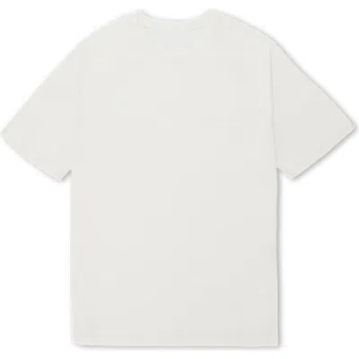 Fortela Vermont Jersey T-shirt With Chest Pocket In White