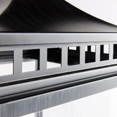 Napa Home & Garden Kito Outdoor Lantern Candle Holder Large In Black