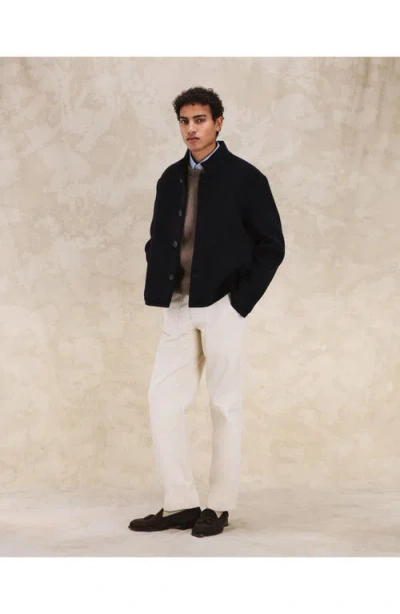 Fortela Miller Short Wool Jacket In Black