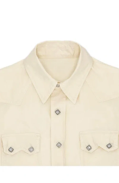 Fortela Toledo Texan Cotton Shirt In Neutral