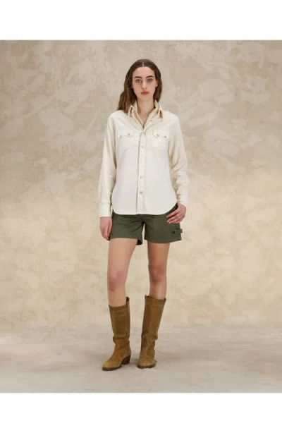 Fortela Toledo Texan Cotton Shirt In Neutral