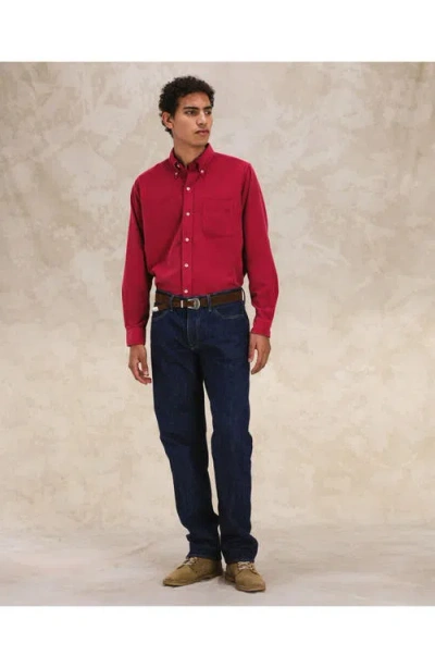 Fortela King Corduroy Shirt In Red