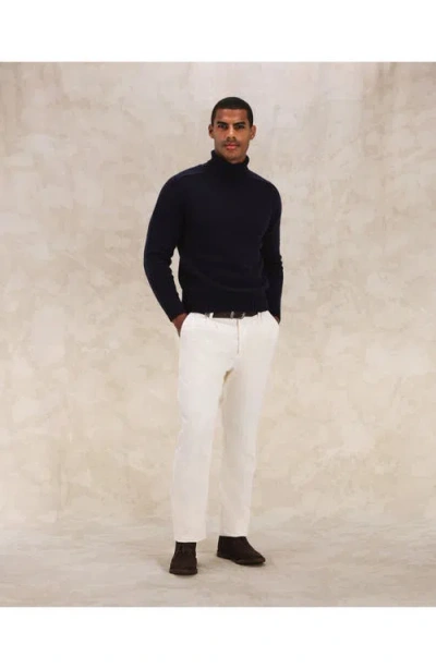 Fortela Mallory Merino Wool High Neck Sweater In Black