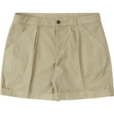 Fortela Hautet Cotton Shorts In Green