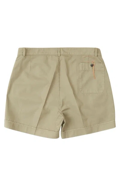 Fortela Hautet Cotton Shorts In Green