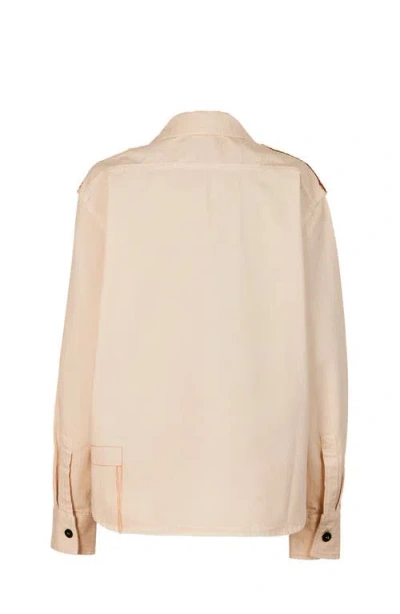 Fortela Bonniet Herringbone Shirt In Blue