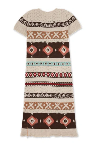 Fortela Achelo Navajo Crochet Suit In Neutral