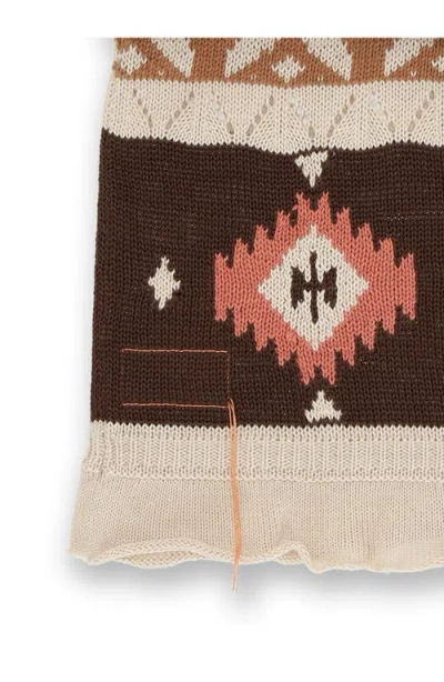 Fortela Achelo Navajo Crochet Suit In Neutral