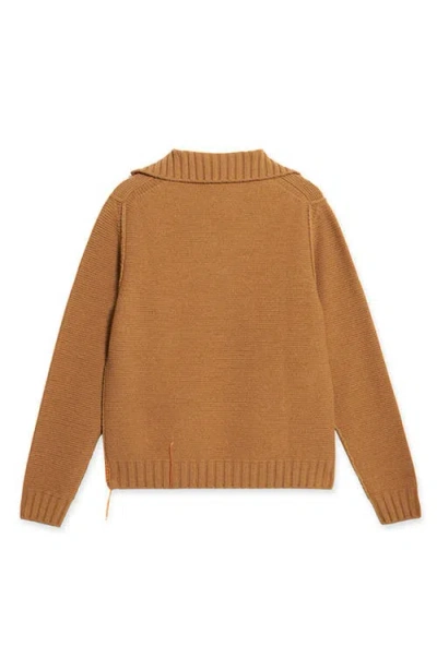 Fortela Cornell V-neck Sweater In Brown