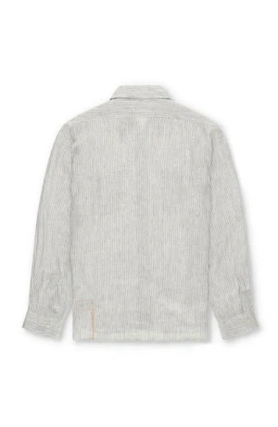 Fortela Work Cotton Ribbed Shirt In Multi