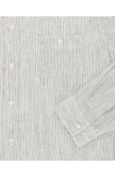 Fortela Work Cotton Ribbed Shirt In Multi