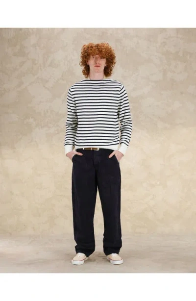 Fortela Noah1 Cotton Ribbed Sweater In Multi