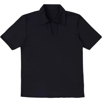 Fortela Goose Short Sleeve Polo In Blue