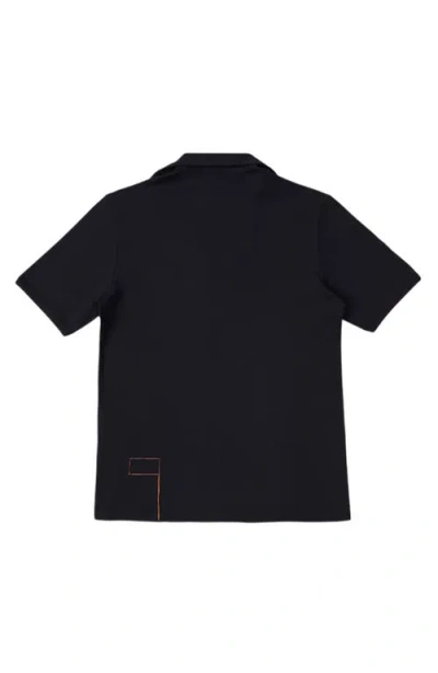 Fortela Goose Short Sleeve Polo In Blue