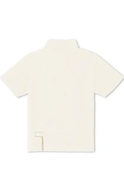 Fortela Missourim Terry Cloth Short Sleeve Polo In Multi