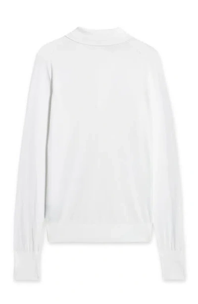 Fortela Finchley Cotton Knit Polo In White