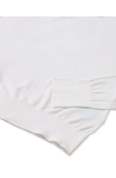 Fortela Finchley Cotton Knit Polo In White