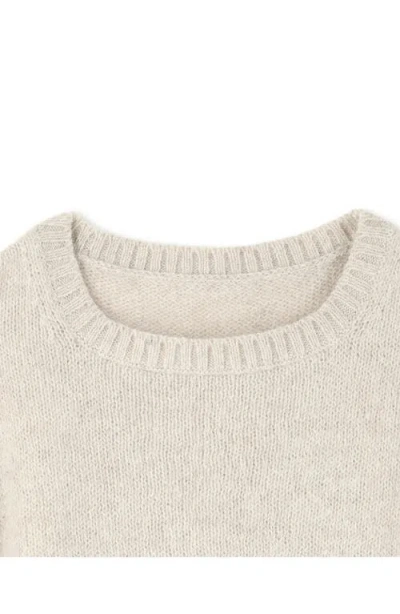 Fortela Marco Alpaca Round Neck Sweater In Multi