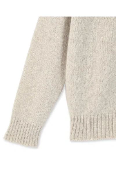 Fortela Marco Alpaca Round Neck Sweater In Multi