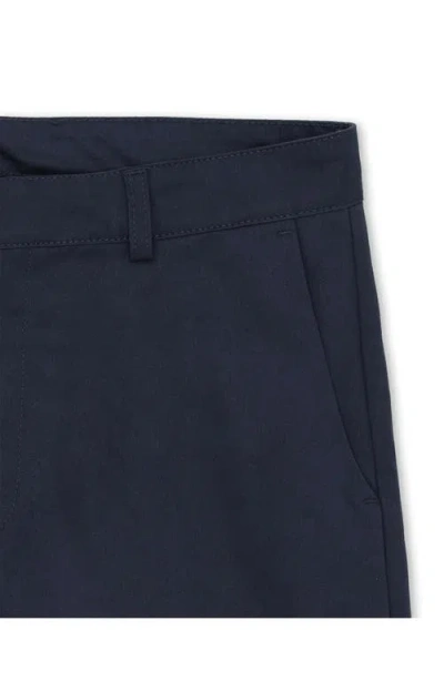 Fortela Maine Heavy Cotton Gabardine Chino Pants In Blue