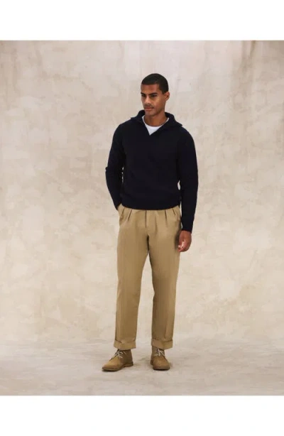 Fortela Cornell V-neck Sweater In Blue