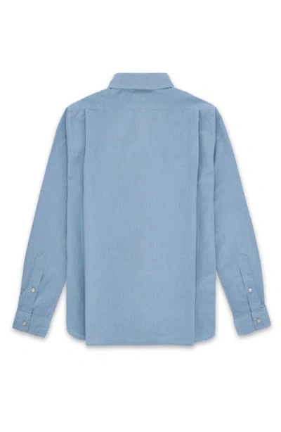 Fortela Prequel Cotton Shirt With Pockets In Blue