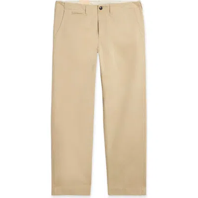 Fortela Wallace Heavy Cotton Canvas Trousers In Brown