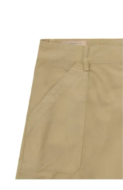 Fortela Haute Twill Cotton Shorts In Brown
