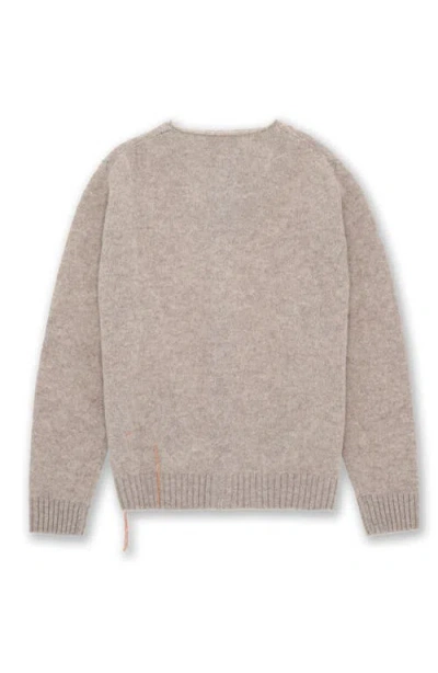 Fortela Edmund Merino Wool Cardigan In Neutral