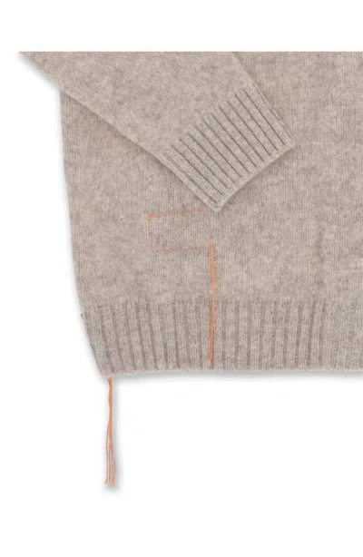 Fortela Edmund Merino Wool Cardigan In Neutral