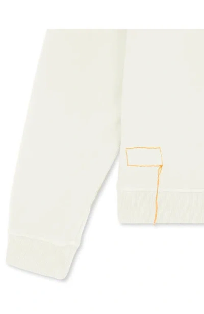 Fortela Hunting Long Sleeve Fleece Jersey Polo Shirt In White